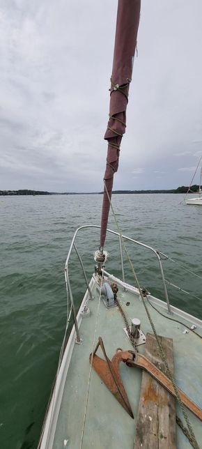 Bow, furler, windlass, pushpit