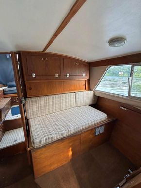 Seating on portside over engine