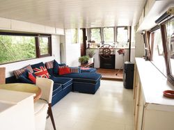 Wide Beam Double Storey Barge  houseboat plus Bonus 28Ft Cruiser