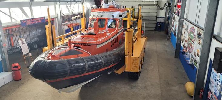Lifeboat Rescue Boat and Marinized Tractor for Sale