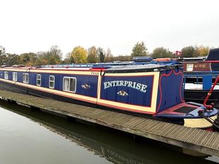 Enterprise 62ft 2005 6 berth semi-traditional stern narrowboat