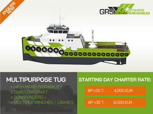 Charter: MULTIPURPOSE TUGs open FOR CHARTER /contact GRS/ #MULTITUGS  