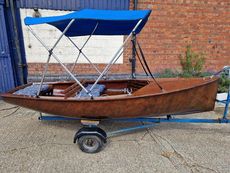 Classic 12' Dayboat - Wooden Open Top with Bimini, retro