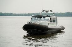 2013 Titan Boats 36&rsquo; x 11&rsquo;3&rdquo; Aluminum Patrol / Work Boat RHIB (Twin Ya