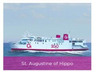 RoPax 92 meter loa,1989 built 1064 pax capacity