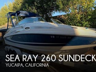 2010 Sea Ray 260 Sundeck