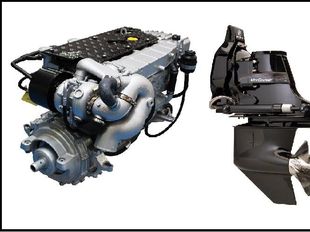 NEW FNM 42HPEP-350 350hp Marine Diesel Engine & Sterndrive Package