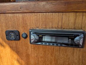 12v phone socket and radio CD 