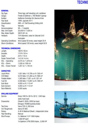 Jack-Up Rig No.1 w/ 3 Legs-Tech Specs_Page1