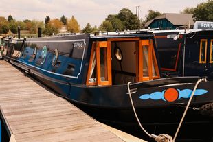 Badger - beautiful traditional narrowboat built by Charlie Fox himself