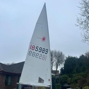 Laser 1 Sail No 185989 - Full Rig