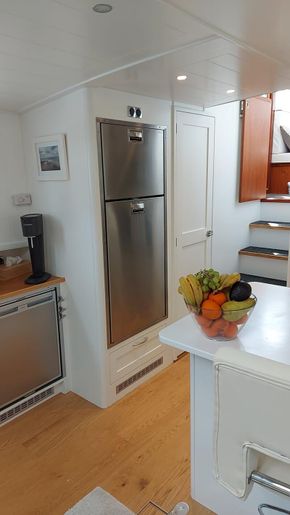galley showing fridges