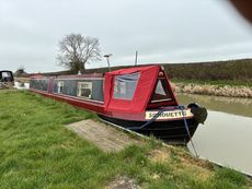Silhoutte 58 ft Narrowboat by Pat Buckle