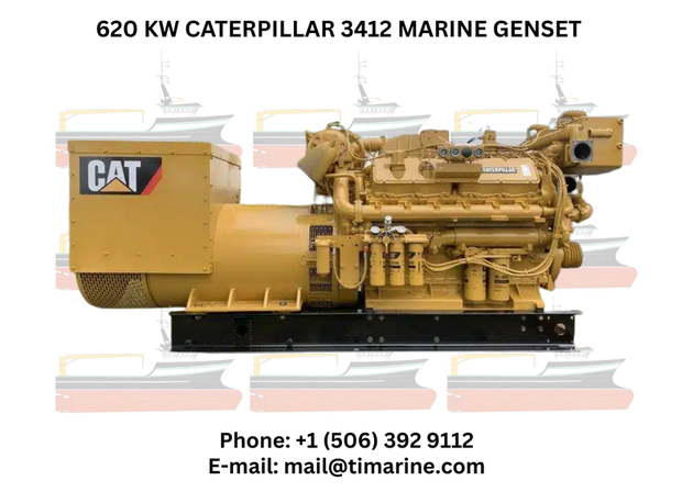 620 KW Caterpillar 3412 Genset