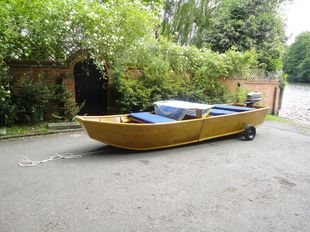 Used wooden 16ft boat