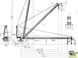 800ton Offshore Crane ex Stock / 27-90m outreach / Crane for Sale / #1144182