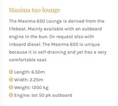 Maxima 650 Lounge