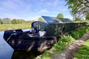 60' X 12'6 2023 Cruiser Stern widebeam built by New Concept Boats