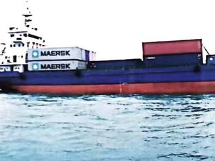 156 TEU Container Ship