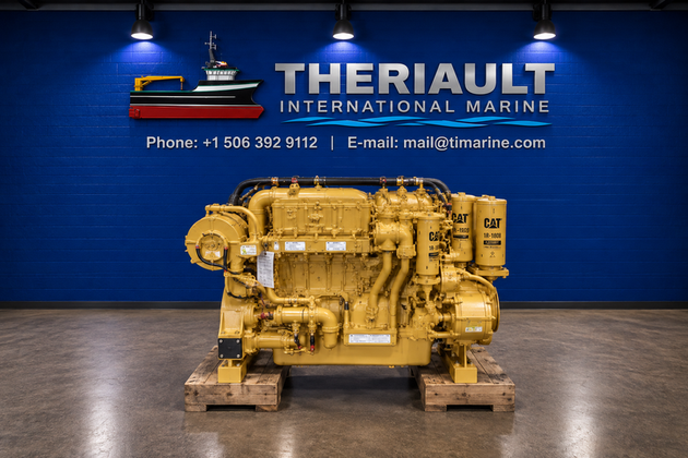 CATERPILLAR C18 MARINE ENGINES – 470 HP @ 1,800 RPM – NEW SURPLUS