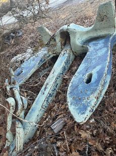 Vintage US Navy Anchor ~ 13,000 lbs