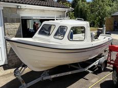 Orkney 520 motor fishing boat, 17ft