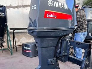 Used 75hp 2 stroke outboard engine