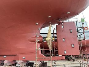 Anodes and Rudder 