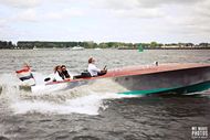 classic rumrunner open boat