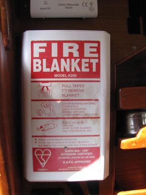 Galley Fire Blanket