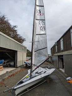 RS100 sail no.129, 8.4m rig.