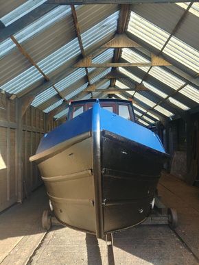 Freshly Blacked showing New Bow Anodes