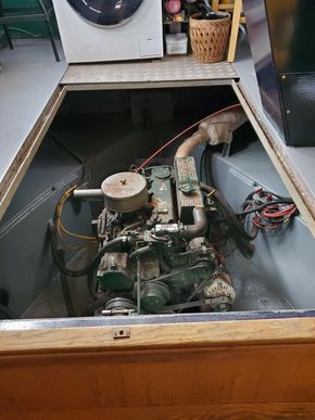 All hidden under the wheelhouse floor