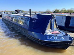 Lola, 57ft Cruiser style narrowboat, 1990.