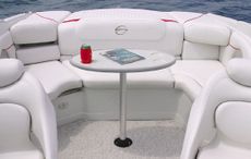 Crownline Bowrider 230 LS - Table easily sets up in either the stern or bow of the 230 LS and neatly stores under the sundeck when not in use