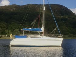 Sportina 730 with lake Coniston mooring