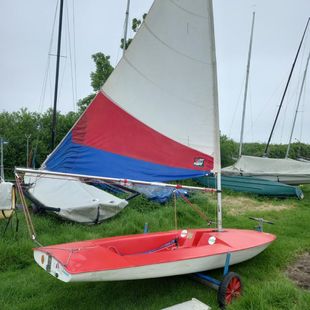 Topper sailing dinghy