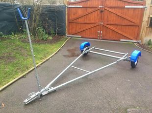 Mercia 250 dinghy road Base / road trailer - Laser 2000 / Wanderer / R