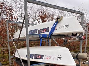Triple stacker trailer with box