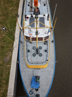 Varend Woonschip ex RWS vlet 14.78
