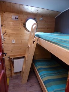 Hotel barge in operation Canal du Midi 30m x 5m