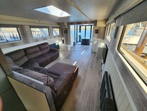 One off Build Motor Catamaran Liveaboard - Looking Aft