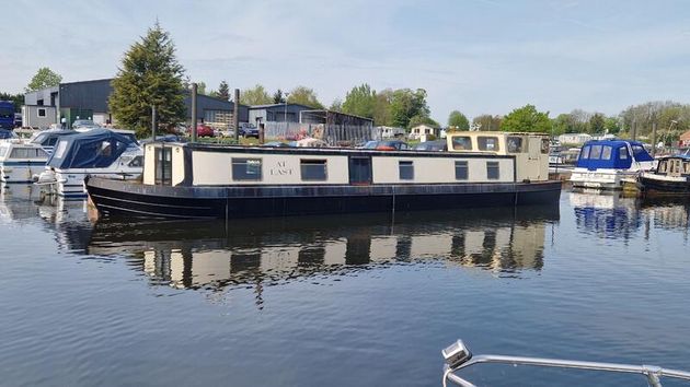 'At Last' 55ft by 12ft6ins Wide Beam House Boat