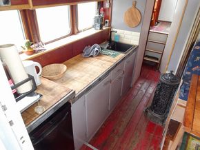 Varend Woonschip ex RWS vlet 14.78