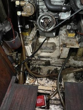 Engine from cabin