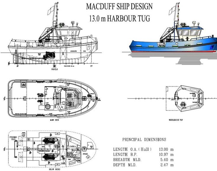NEW BUILD - 13m Harbour Tug