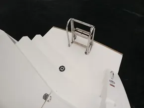 Leopard 50 yacht swim platform with ladder, 2020 model.