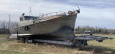 1999 48’10 x 13’7 Aluminum Twin Screw Work Boat w/Trailer