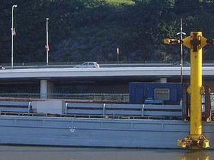 1970 BARGE Flattop 36.50 m Only For Charter