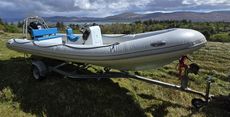6.5m deep v-hull rib boat 115hp